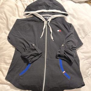 Tommy Hilfiger Sport - 3/4 Sleeve Zip Up Hoodie - Medium